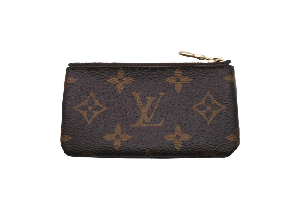 LOUIS VUITTON coin case Wallet Monogram Pochette Brown